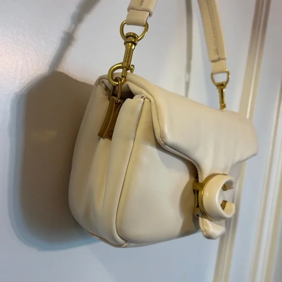 NWOT 🌲 Coach Pillow Tabby Crossbody/Handbag in Soft Marshmallow Leather - Picture 7 of 13